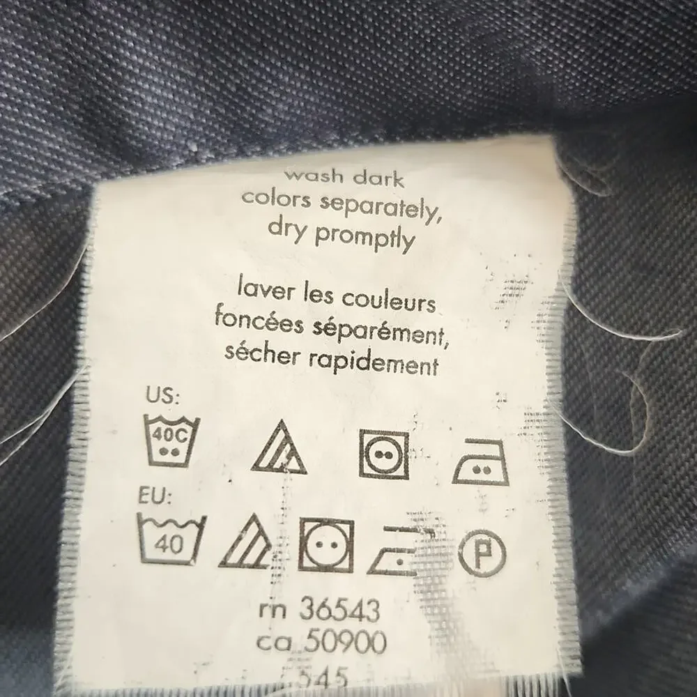 Calvin Klein Dress Shirt Mens 18 Collar Slim Fit Blue Contrast Collar - Picture 9 of 9